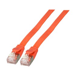 EFB RJ45 Flachpatchkabel U FTP Cat.6A PVC 0.25m rot — Buy in Cyprus with Fast Delivery