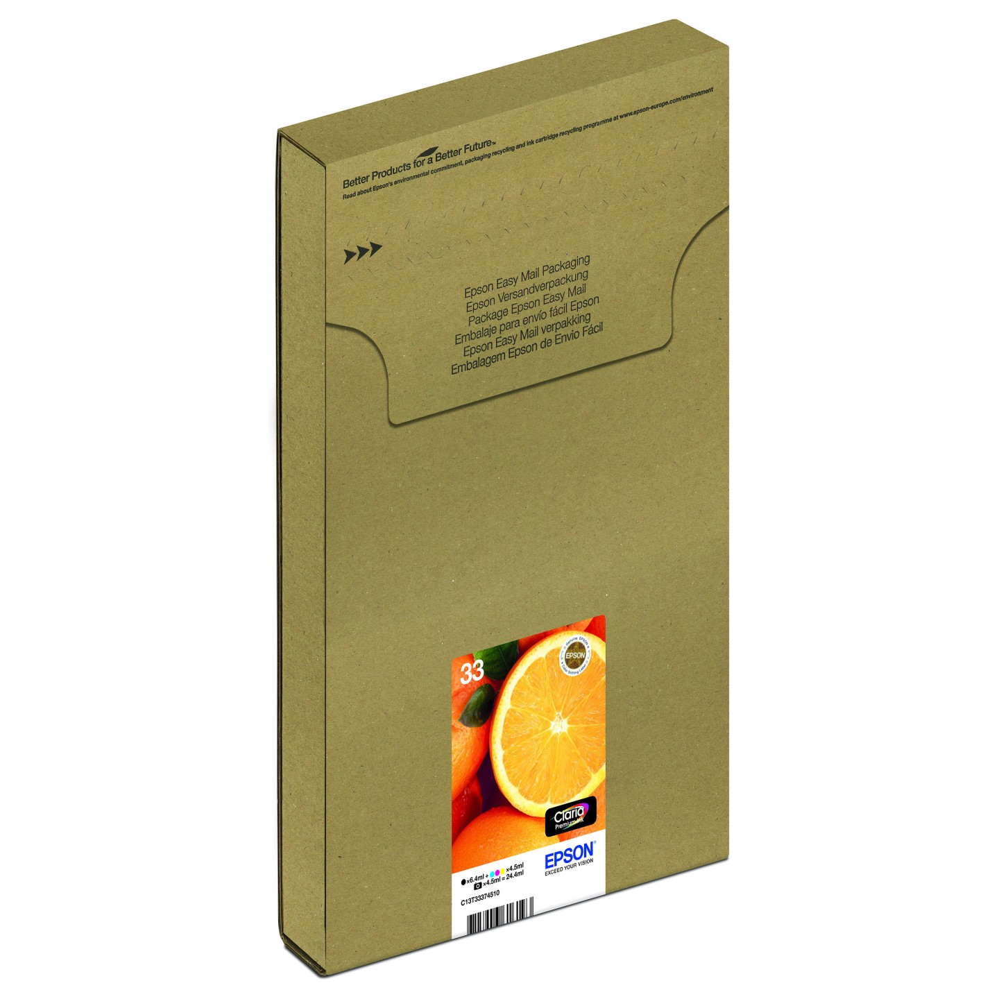 Epson Original Easy Mail Packing 33 Orange Druckerpatronen - 5er Multipack (C13T33374510) — Buy in Cyprus with Fast Delivery