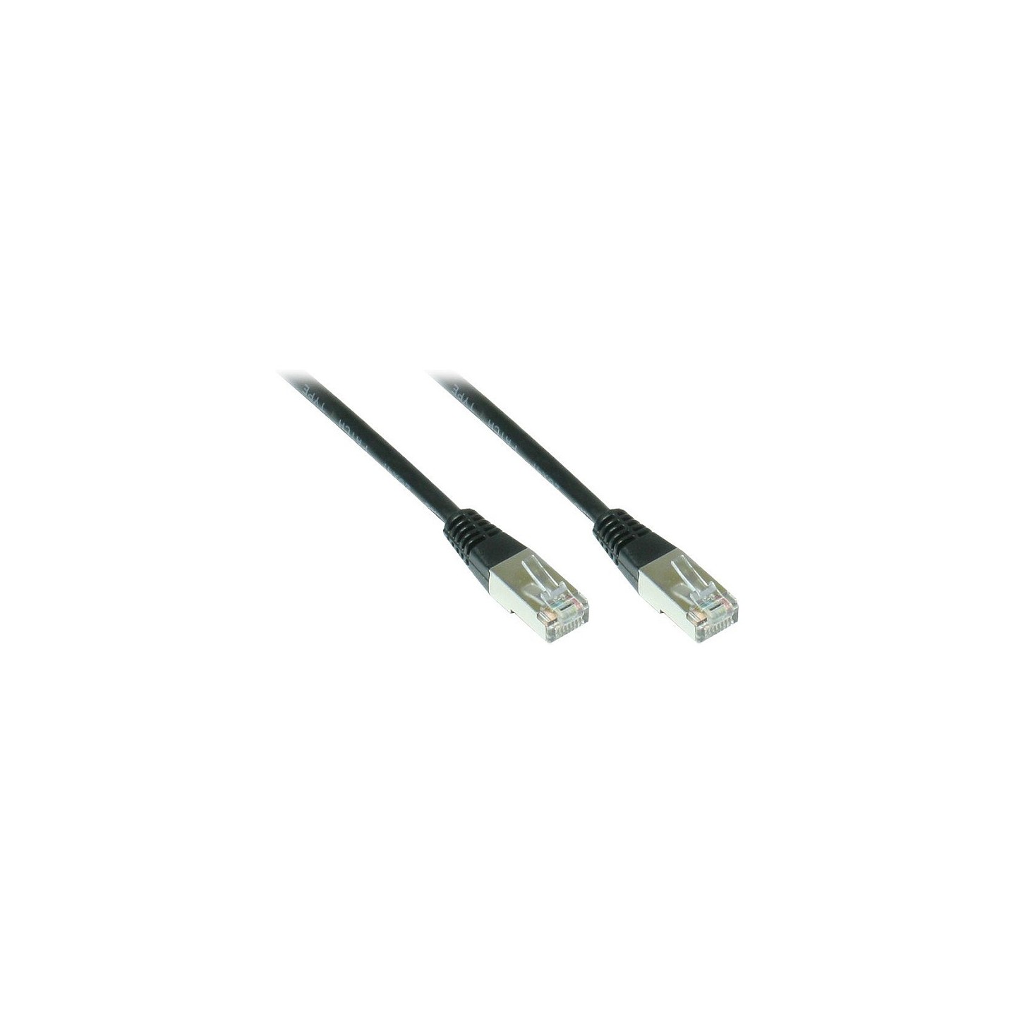 Good Connections Alcasa GOOD CONNECTIONS - Patch-Kabel - RJ-45 (M) - RJ-45 (M) - 0.5 m - SFTP - (Kategorie 5e) - schw...