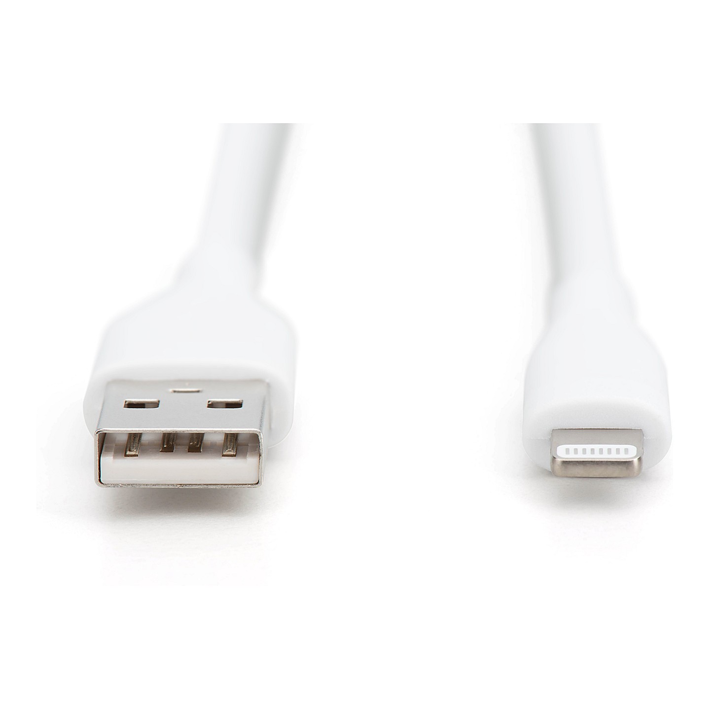 Lightning Silikon Anschlusskabel. USB-A - Lightning 0.5m. weiß — Buy in Cyprus with Fast Delivery