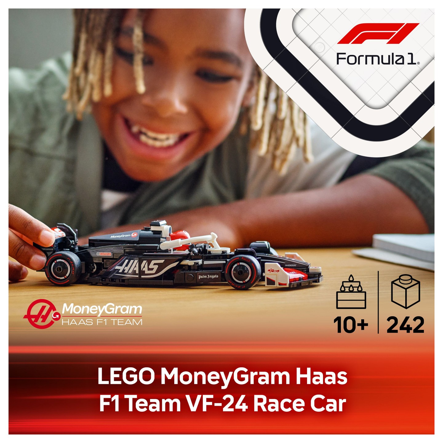 LEGO Speed Champions MoneyGram Haas F1 Team VF-24 Rennauto 77250 — Buy in Cyprus with Fast Delivery