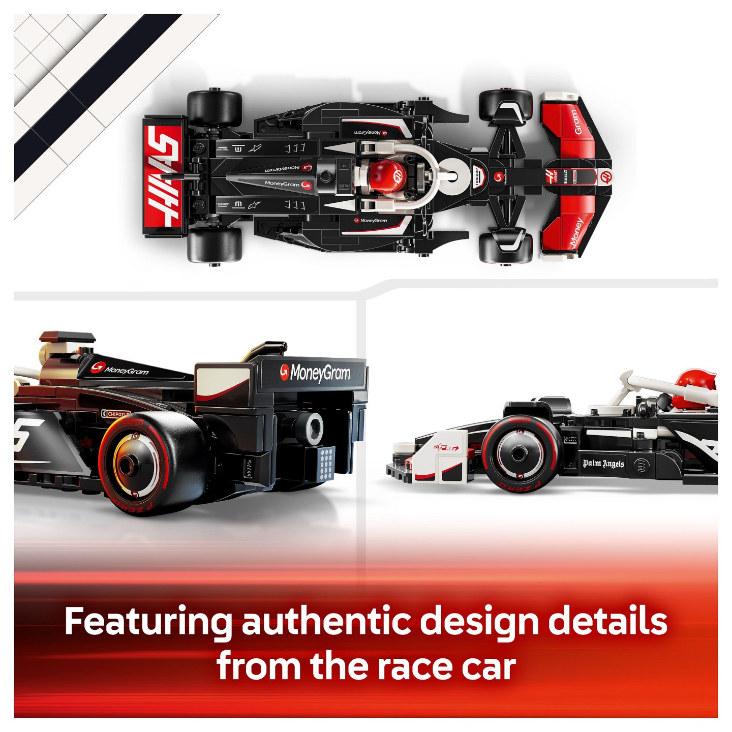 LEGO Speed Champions MoneyGram Haas F1 Team VF-24 Rennauto 77250 — Buy in Cyprus with Fast Delivery