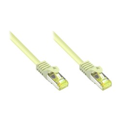 GoodConnections RJ45 Patchkabel mit Cat. 7 Rohkabel und Rastnasenschutz (). S FTP. PiMF. halogenfrei. 500MHz. OFC. gr...