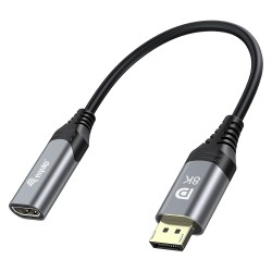 Equip Displayport- to HDMI Adapter 1.4 St Bu 8K 60Hz grau — Buy in Cyprus with Fast Delivery