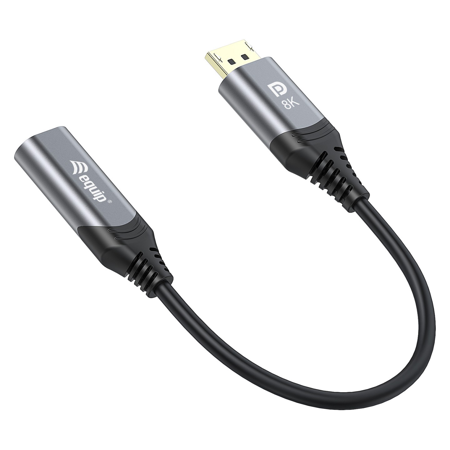 Equip Displayport- to HDMI Adapter 1.4 St Bu 8K 60Hz grau — Buy in Cyprus with Fast Delivery