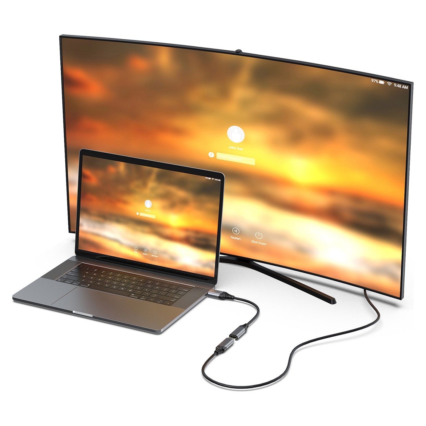 Equip Displayport- to HDMI Adapter 1.4 St Bu 8K 60Hz grau — Buy in Cyprus with Fast Delivery
