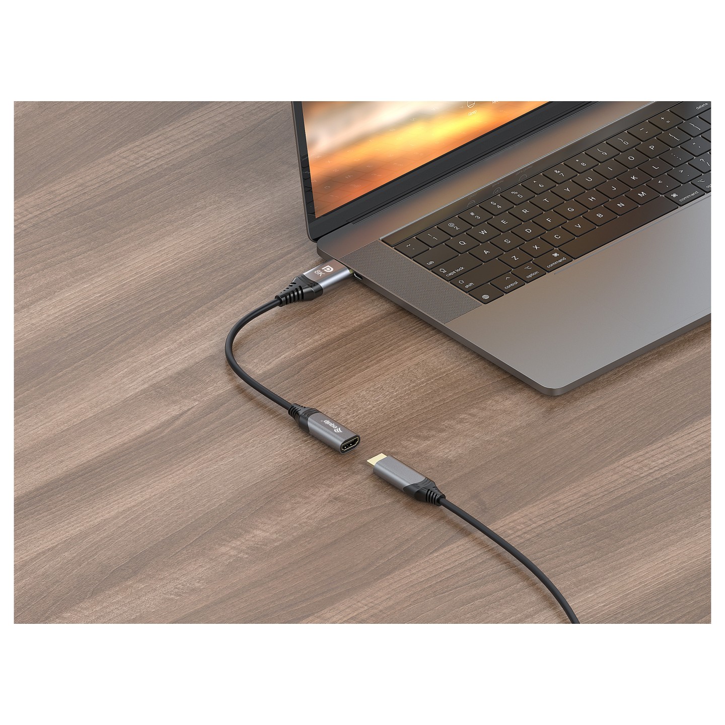 Equip Displayport- to HDMI Adapter 1.4 St Bu 8K 60Hz grau — Buy in Cyprus with Fast Delivery