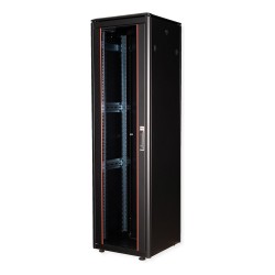 ROLINE 19-Zoll Netzwerkschrank Pro 42 HE. 600x600 BxT Glastr schwarz — Buy in Cyprus with Fast Delivery
