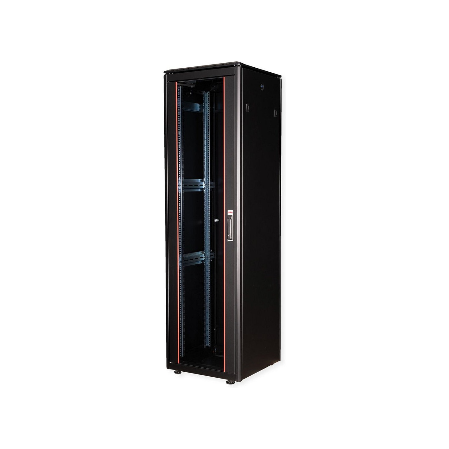 ROLINE 19-Zoll Netzwerkschrank Pro 42 HE. 600x600 BxT Glastr schwarz — Buy in Cyprus with Fast Delivery