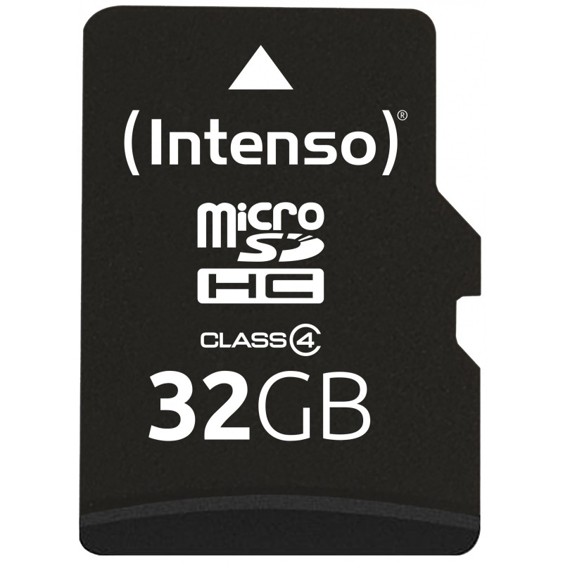Buy Intenso microSDHC 32GB - 3403480 - Class 4, 20 MB/s Read, 5 MB/s Write, Blac... in Cyprus, Nicosia, Limassol, Larnaka, Pafos