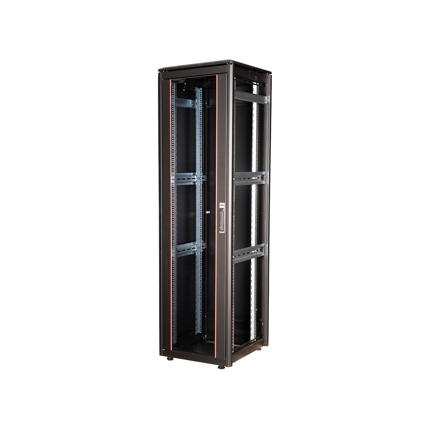 ROLINE 19-Zoll Netzwerkschrank Pro 42 HE. 600x600 BxT Glastr schwarz — Buy in Cyprus with Fast Delivery