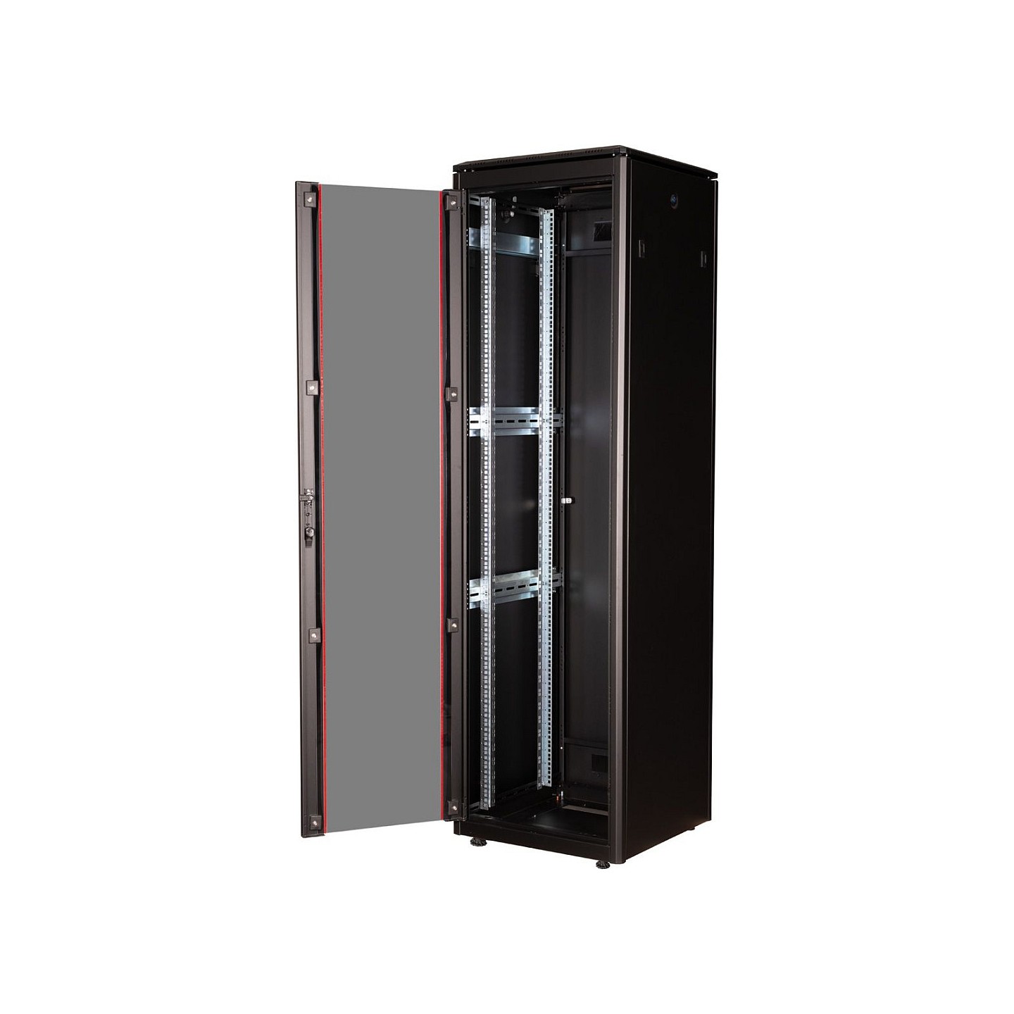 ROLINE 19-Zoll Netzwerkschrank Pro 42 HE. 600x600 BxT Glastr schwarz — Buy in Cyprus with Fast Delivery