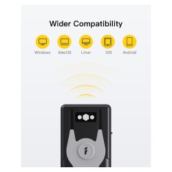 inateck Barcodescanner 43 gray [BCST-43_gray] — Buy in Cyprus with Fast Delivery