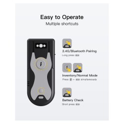 inateck Barcodescanner 43 gray [BCST-43_gray] — Buy in Cyprus with Fast Delivery