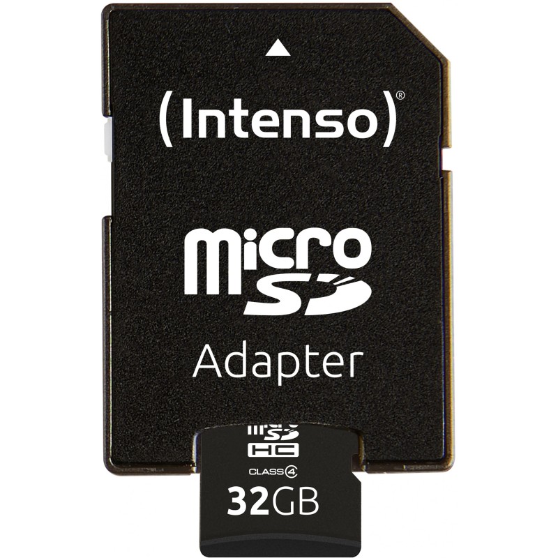 Buy Intenso microSDHC 32GB - 3403480 - Class 4, 20 MB/s Read, 5 MB/s Write, Blac... in Cyprus, Nicosia, Limassol, Larnaka, Pafos
