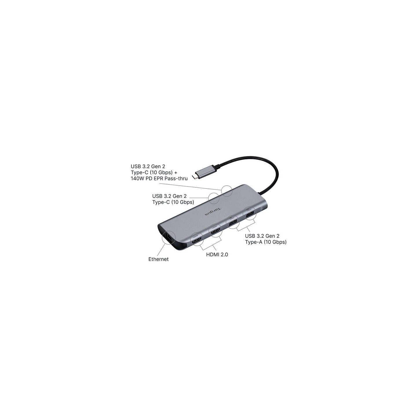 D Targus USB-C Dual HDMI 4K Docking Station — Buy in Cyprus with Fast Delivery