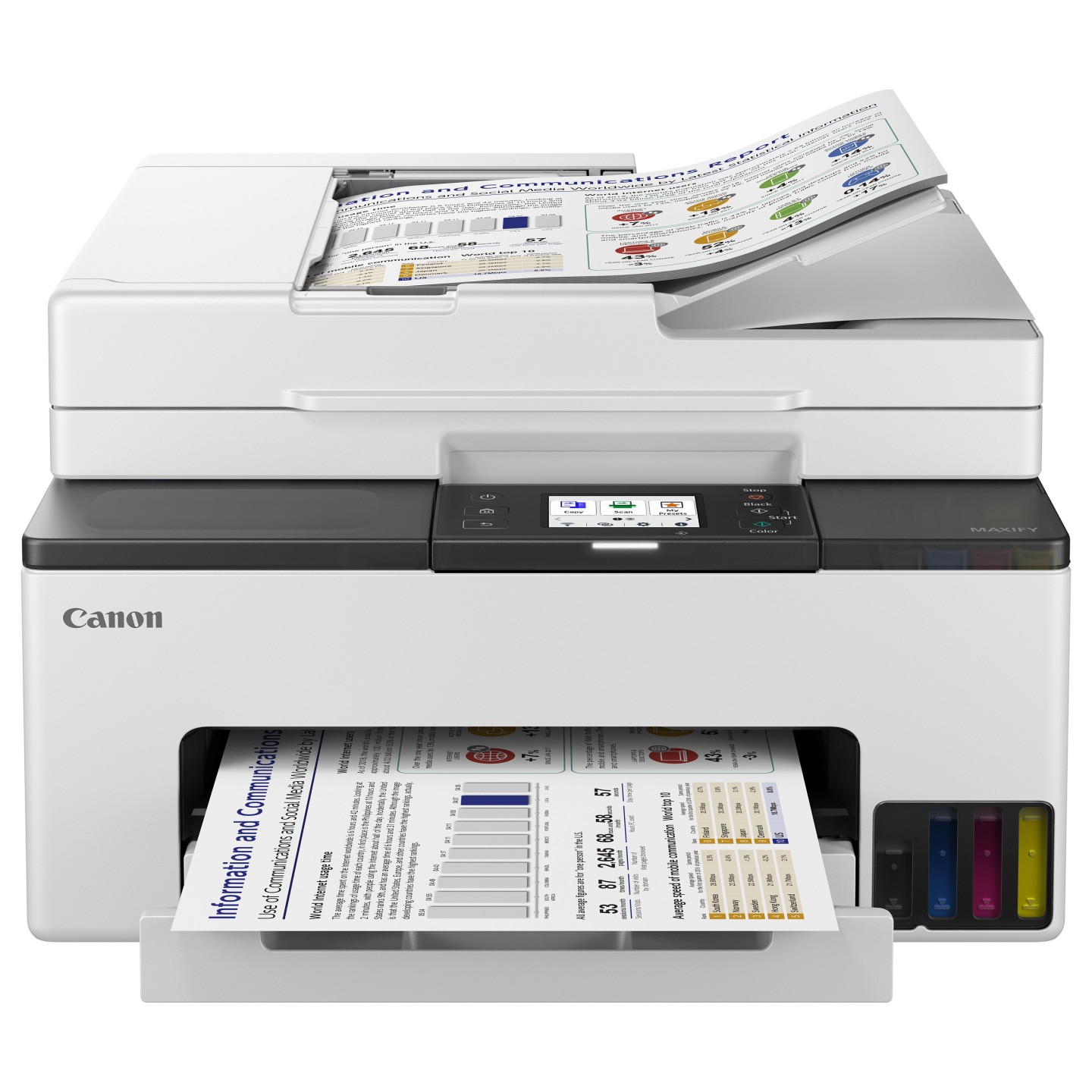 T Canon MAXIFY GX 2050 3x1 GI-55 BK 1x GI-55 C M Y — Buy in Cyprus with Fast Delivery