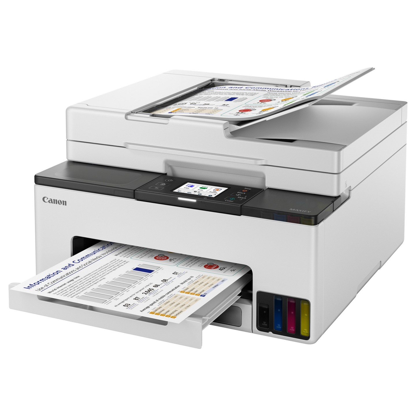 T Canon MAXIFY GX 2050 3x1 GI-55 BK 1x GI-55 C M Y — Buy in Cyprus with Fast Delivery