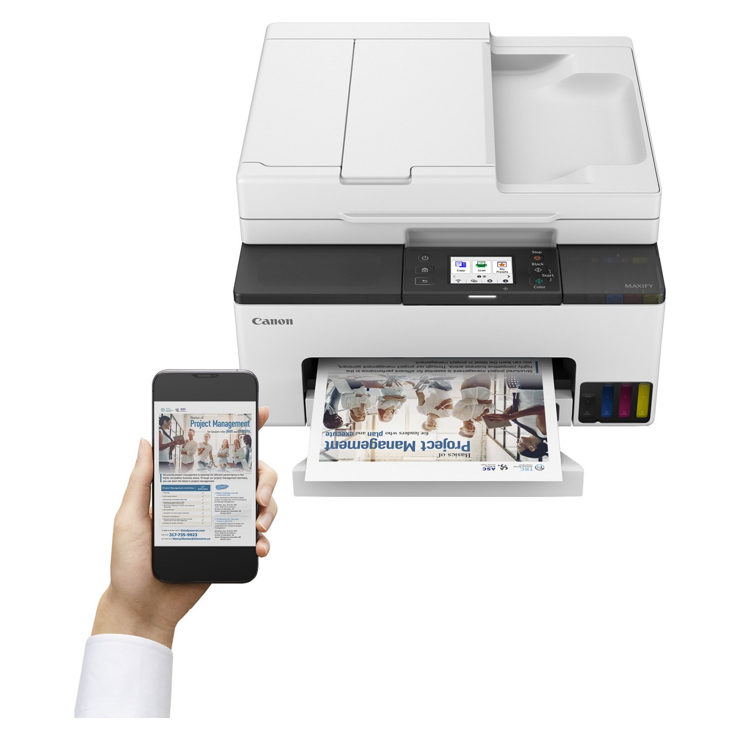 T Canon MAXIFY GX 2050 3x1 GI-55 BK 1x GI-55 C M Y — Buy in Cyprus with Fast Delivery