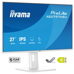IIYAMA 68.6cm (27') XB2797HSU-W1 16:9 HDMI+DP+2xUSB-C IPS — Buy in Cyprus with Fast Delivery