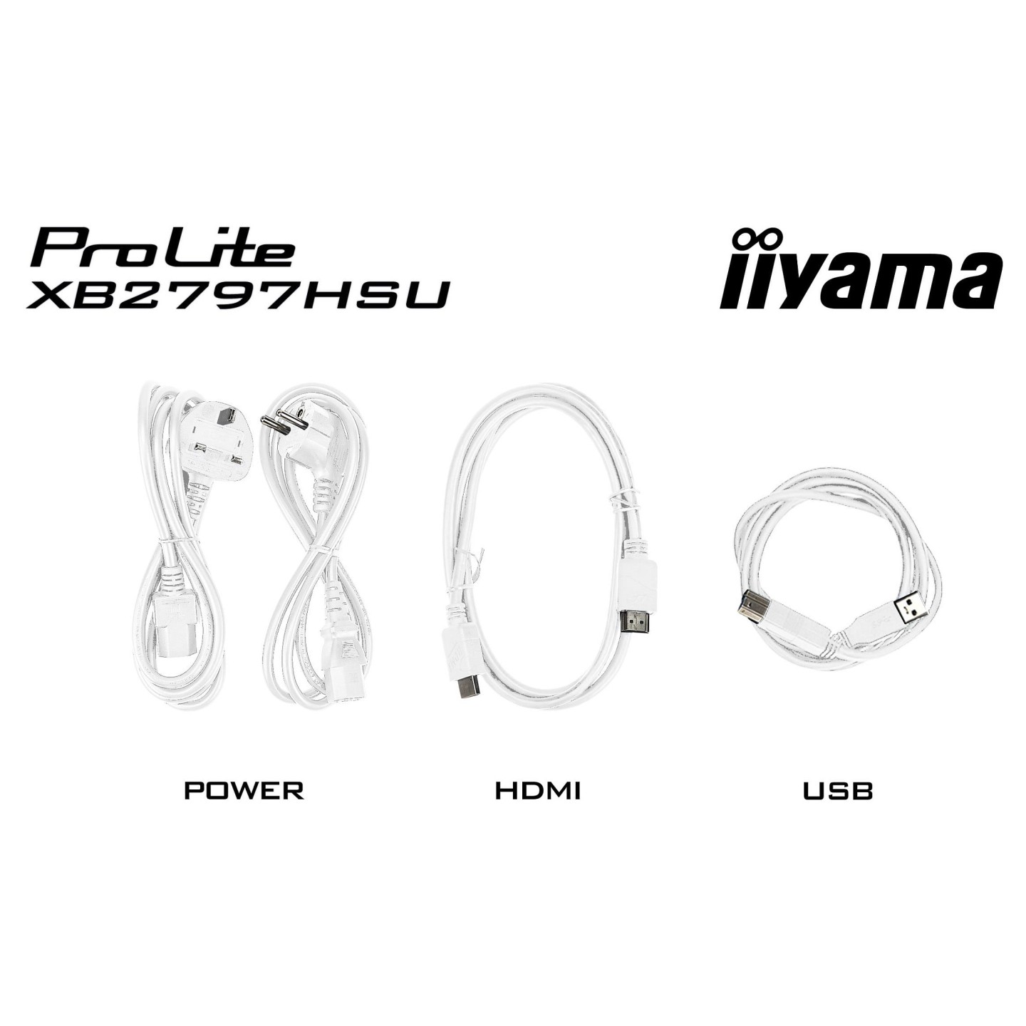 IIYAMA 68.6cm (27') XB2797HSU-W1 16:9 HDMI+DP+2xUSB-C IPS — Buy in Cyprus with Fast Delivery