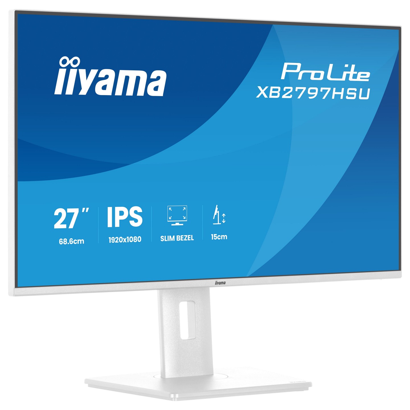 IIYAMA 68.6cm (27') XB2797HSU-W1 16:9 HDMI+DP+2xUSB-C IPS — Buy in Cyprus with Fast Delivery