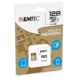 CARD Emtec m128GB UHS-I U1 EliteGold + Adapter — Buy in Cyprus with Fast Delivery