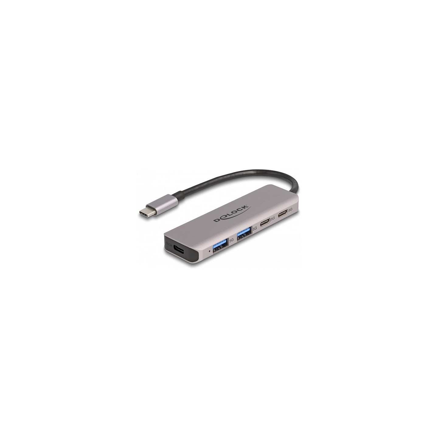 DELOCK USB 5 Gbps 2 Port USB Type-C und 2 Port Typ-A Hub mit USB Type-C Anschluss — Buy in Cyprus with Fast Delivery