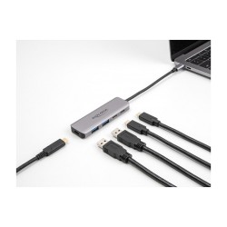 DELOCK USB 5 Gbps 2 Port USB Type-C und 2 Port Typ-A Hub mit USB Type-C Anschluss — Buy in Cyprus with Fast Delivery