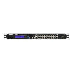 QNAP Smart Edge QGD-1602 - Switch - Smart - 2 x 10 Gigabit SFP+ + 8 x 2.5GBase-T + 8 x 10 100 1000 - an Rack montierbar