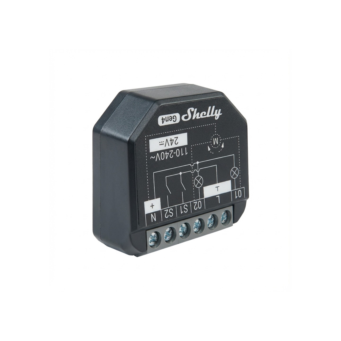 Shelly Relais '2PM Gen4' WLAN max. 16A 2 Kanäle BT Matter Zigbee Messfunktion Unterputz — Buy in Cyprus with Fast Delivery