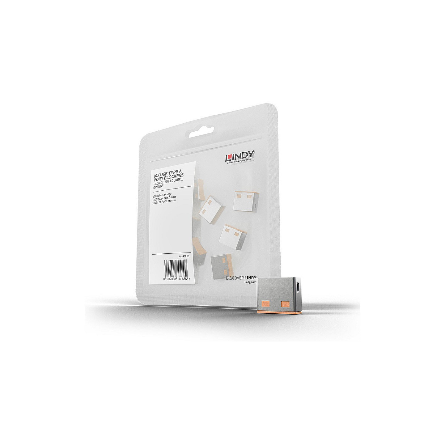 LINDY USB Typ A Portschlösser 10xOrange Erweiterung f 40453 — Buy in Cyprus with Fast Delivery