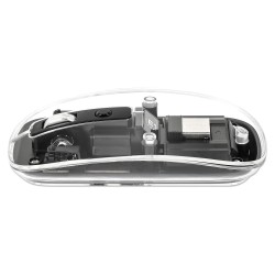 MANHATTAN Funkmaus USB-A 4Tasten RGB LED schwarz transparent — Buy in Cyprus with Fast Delivery