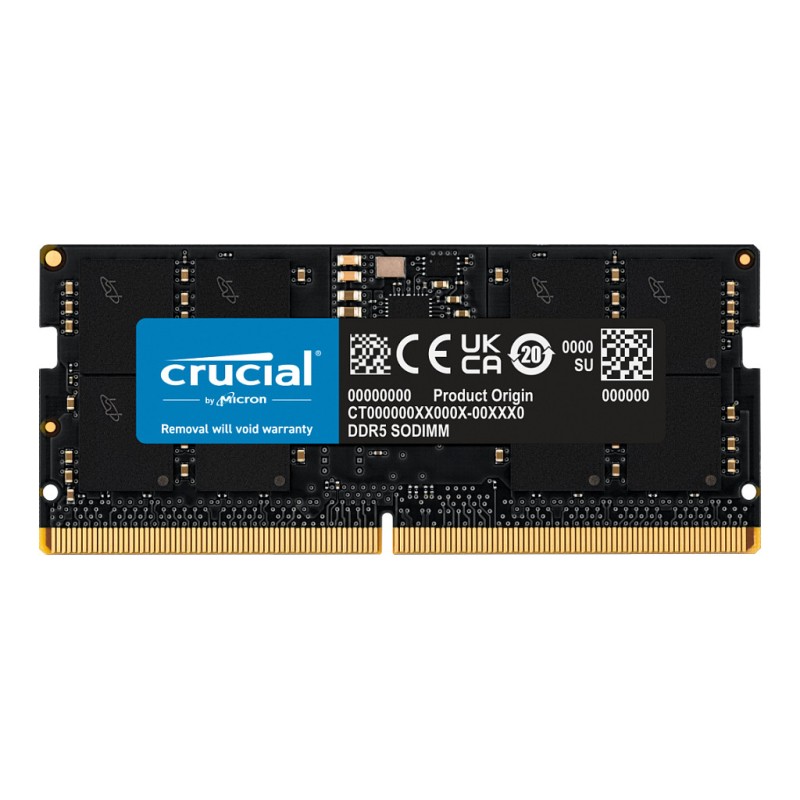 Crucial 16GB DDR5-5600 SO-DIMM Laptop Memory CT16G56C46S5 (Tray) — Buy in Cyprus with Fast Delivery