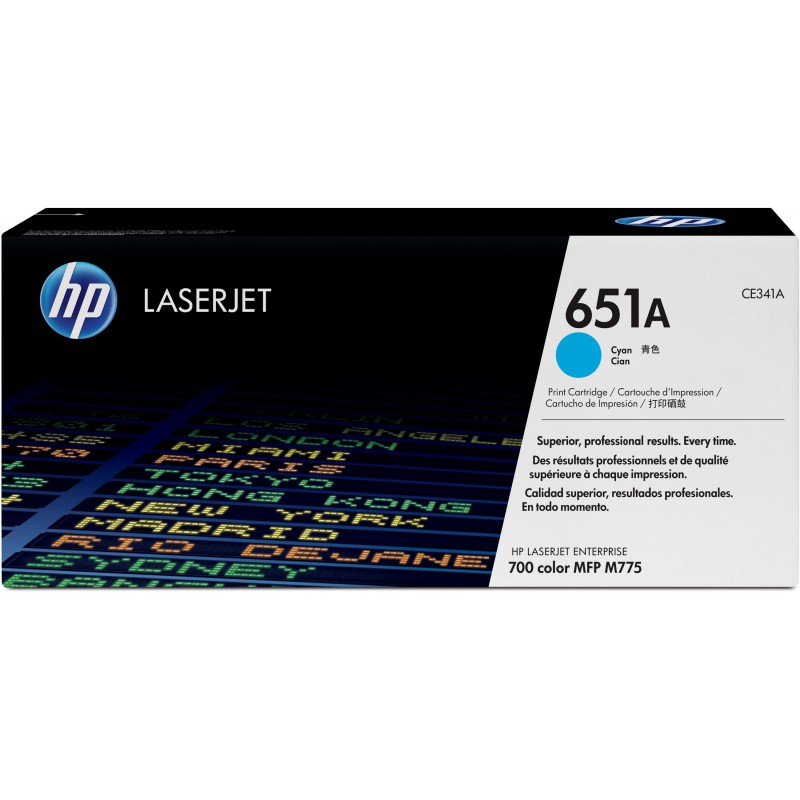 Buy HP 651A (CE341A) Original Cyan Toner Cartridge - 16,000 pages, Standard Yiel... in Cyprus, Nicosia, Limassol, Larnaka, Pafos