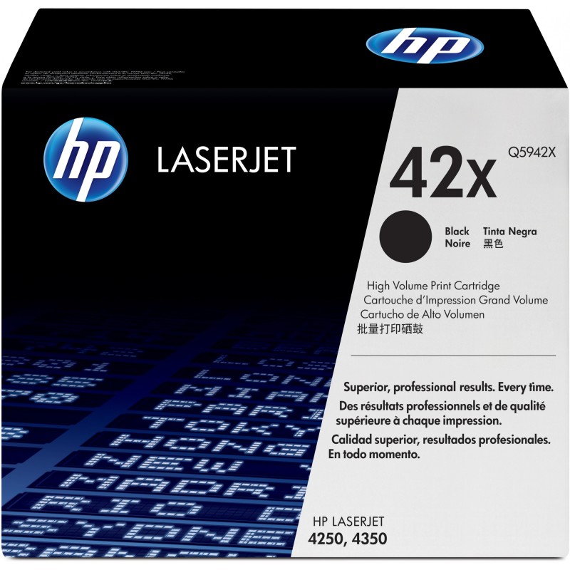Buy HP 42X Q5942X Toner - Original High-Yield Black - ~20,000 pages, fits LaserJ... in Cyprus, Nicosia, Limassol, Larnaka, Pafos