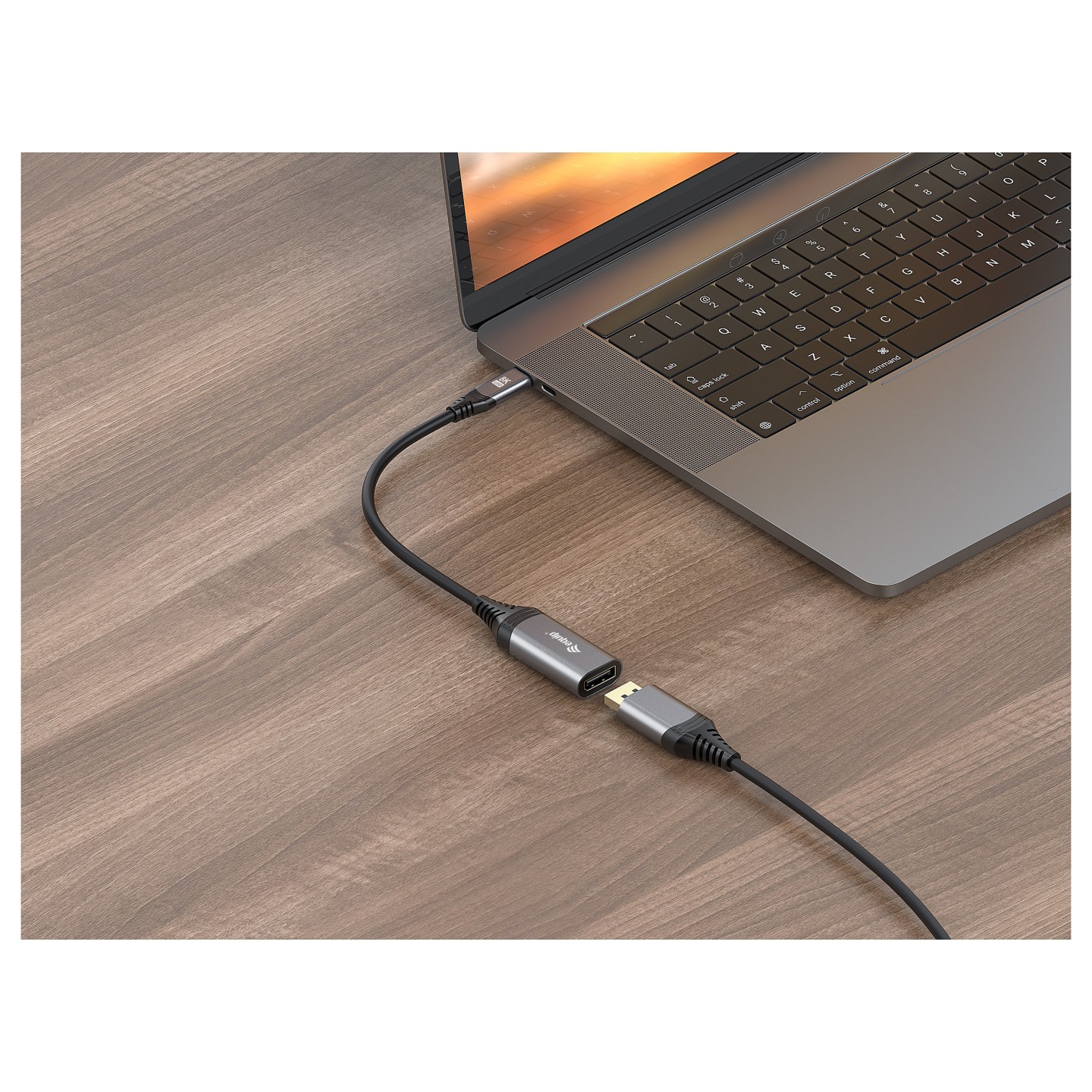 Equip Adapter USB-C - to DisplayPort 1.4 8K60Hz 0.15m gr — Buy in Cyprus with Fast Delivery