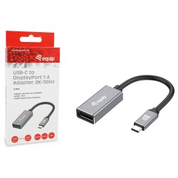 Equip Adapter USB-C - to DisplayPort 1.4 8K60Hz 0.15m gr — Buy in Cyprus with Fast Delivery