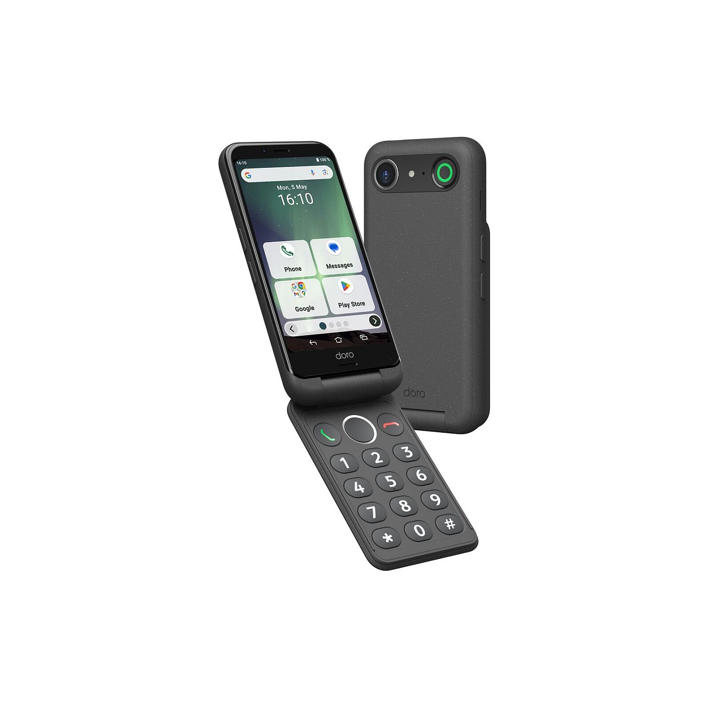 Doro Aurora A20 graphit + Wireless Charging Station — Buy in Cyprus with Fast Delivery