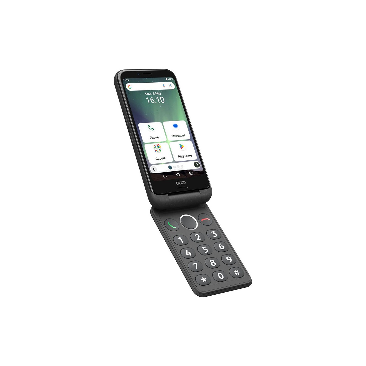 Doro Aurora A20 graphit + Wireless Charging Station — Buy in Cyprus with Fast Delivery