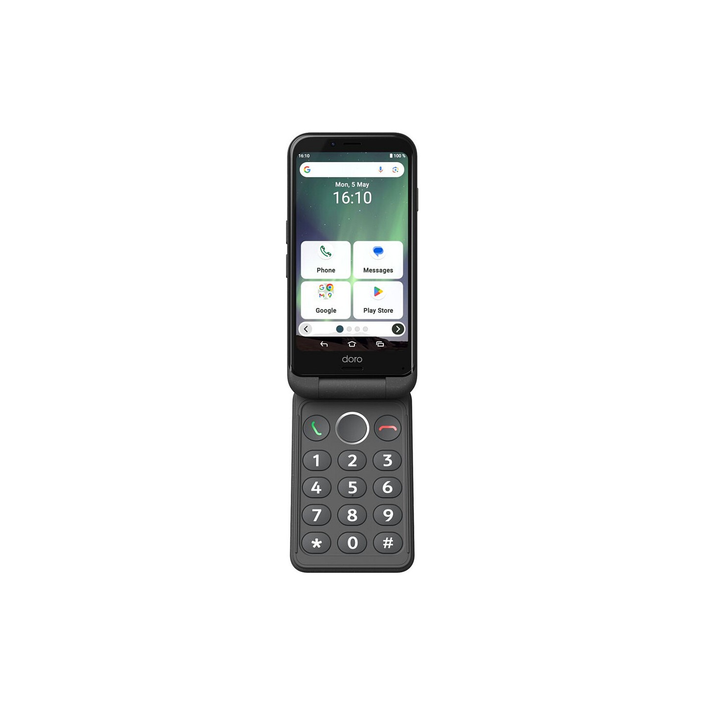 Doro Aurora A20 graphit + Wireless Charging Station — Buy in Cyprus with Fast Delivery