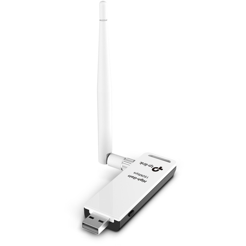 Buy TP-Link TL-WN722N - 150Mbps High-Gain USB Wi-Fi Adapter - 2.4GHz, External 4... in Cyprus, Nicosia, Limassol, Larnaka, Pafos