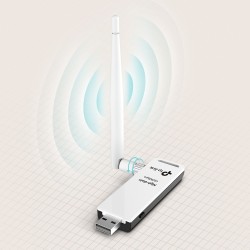Buy TP-Link TL-WN722N - 150Mbps High-Gain USB Wi-Fi Adapter - 2.4GHz, External 4... in Cyprus, Nicosia, Limassol, Larnaka, Pafos
