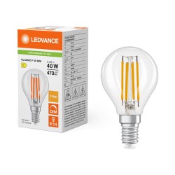 Osram CLP40 DIM 3.4W 827 FIL CL E14 P 3.4W 827 Clear E14 Dimmbare LED-Tropfen — Buy in Cyprus with Fast Delivery