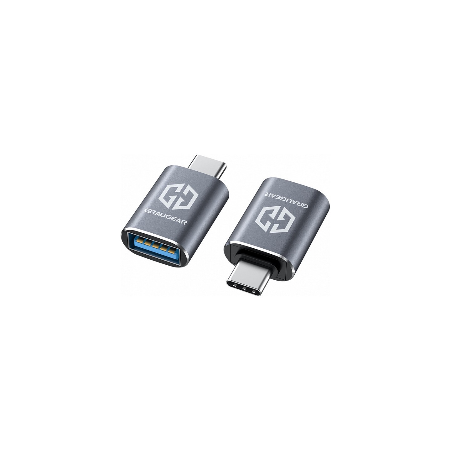 GRAUGEAR USB 3.2 Gen2 Adapter Type-A zu Type-C Stecker 2 Stk — Buy in Cyprus with Fast Delivery