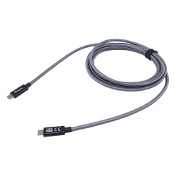 Equip Kabel USB-C3.2- to C Gen2x2 PD240W St St 2.00m schwarz — Buy in Cyprus with Fast Delivery