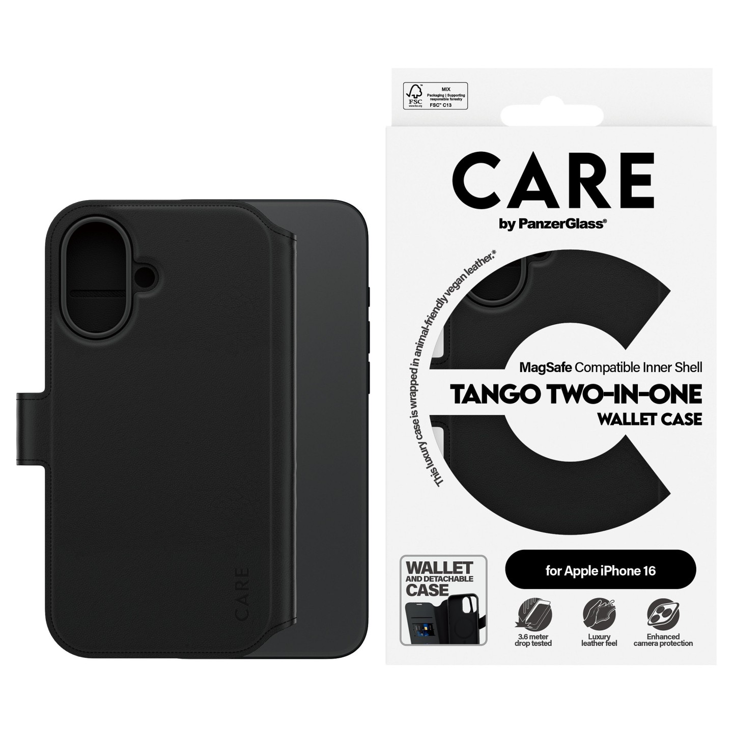CARE Case Feature Tango 2-in-1 Wallet Case iPhone 16 — Buy in Cyprus with Fast Delivery