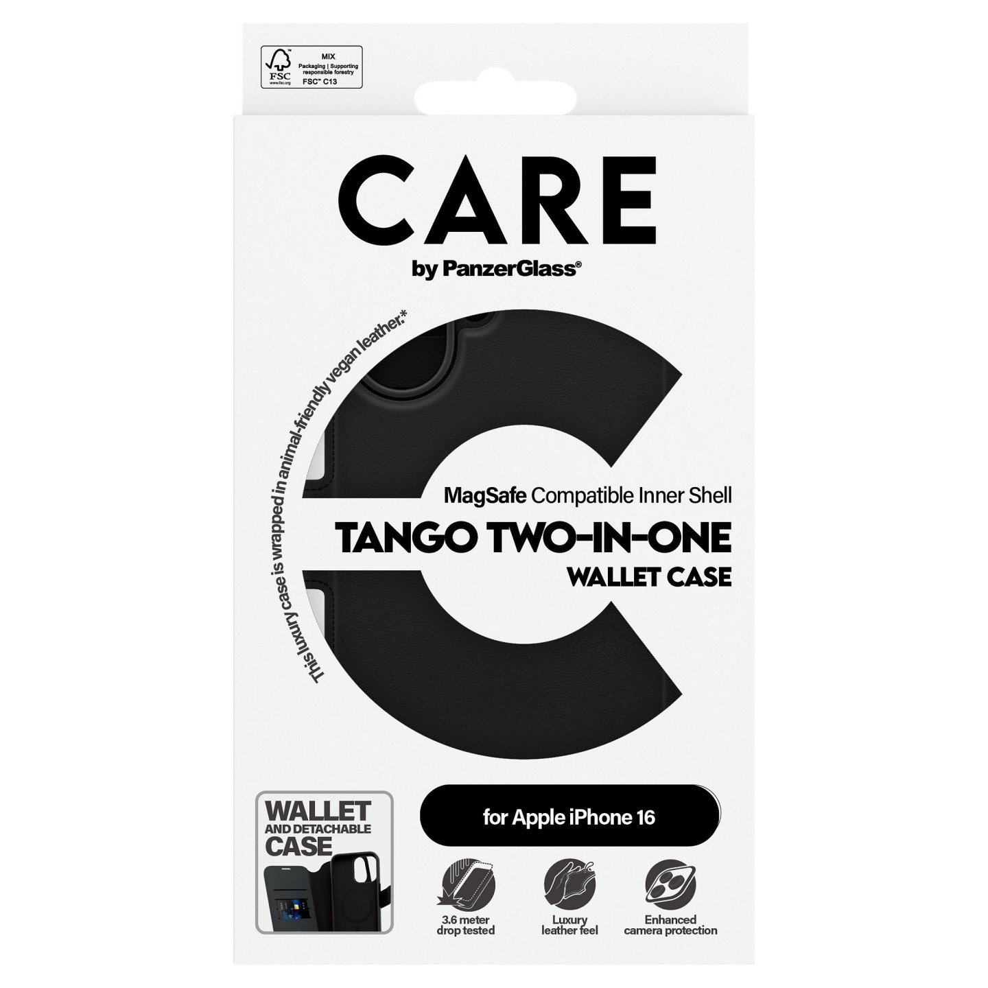 CARE Case Feature Tango 2-in-1 Wallet Case iPhone 16 — Buy in Cyprus with Fast Delivery