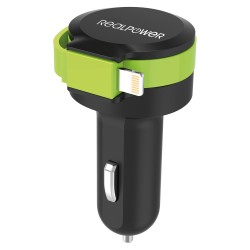 RealPower KFZ-Ladegerät Charger L 2400mA 1xUSB 1xLightning — Buy in Cyprus with Fast Delivery