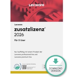 Lexware Zusatzlizenzen 2026 für 5 User - ABO - ESD-DownloadESD — Buy in Cyprus with Fast Delivery